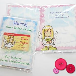 Schutzengel Karte Geburt EC