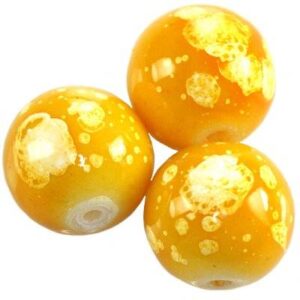 BP - Glasperle galaxy gelb