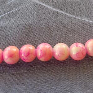 BP - Glasperle marmor rosa