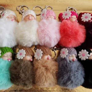 Baby Bommel Anhänger, Blume