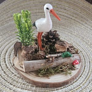 WVH - Dekoscheibe Storch