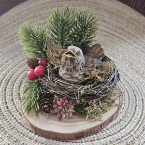 WVH - Dekoscheibe Vogelnest