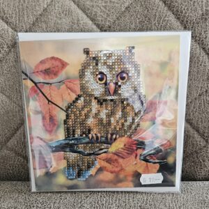 WVH - Karte Painting Eule Strass