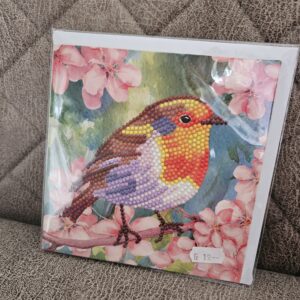 WVH - Karte Painting Rotkehlchen