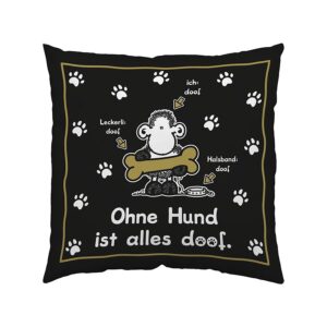 HD - Deko Kissen Stoff Hund