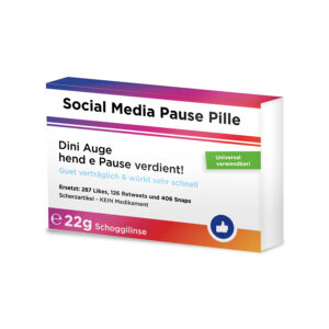 D - Social Media Pause / Schoggilinsen
