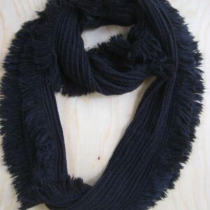 D - Fransenschal schwarz