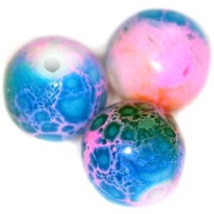 BP - Glasperlen rosa/blau