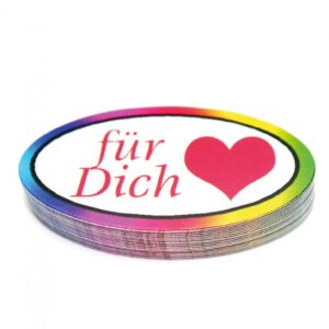BD - Text "für Dich" Herz