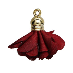 BA - Anhänger Quaste bordeaux