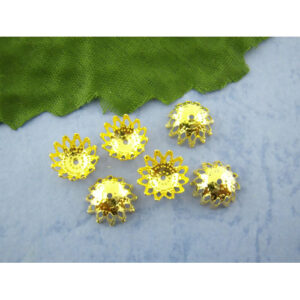 BP - Perlkappen gold filigran