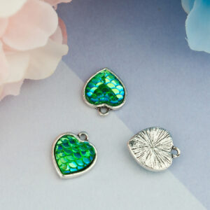 BV - Verbinder Herz grün Schuppe