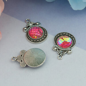 BA - Anhänger Schuppe pink