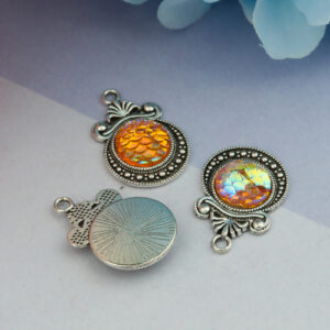 BA - Anhänger Schuppe orange