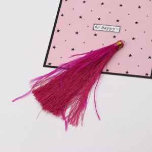 BA - Anhänger Quaste Federn