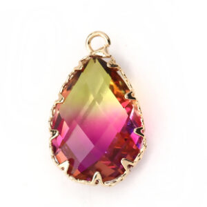 BA - Anhänger Glas rose