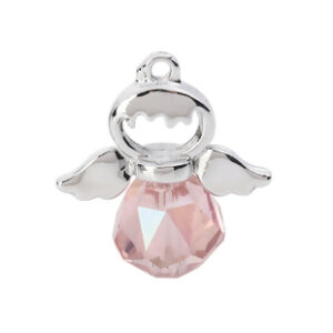 BA - Anhänger Glasengel rosa