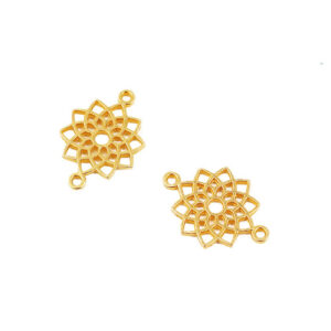 BV - Verbinder Blume gold