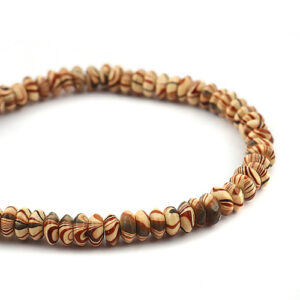 BP - Holzperlen flach Muster