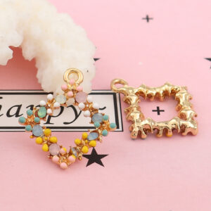 BA - Anhänger Raute Blumen