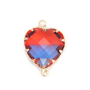 BV - Verbinder Herz rot/blau