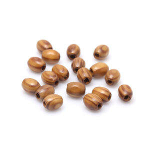 BP - Holzperle oval Kaffee