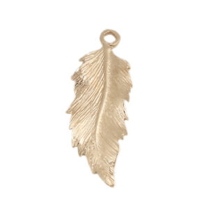 BA - Anhänger Blatt gold