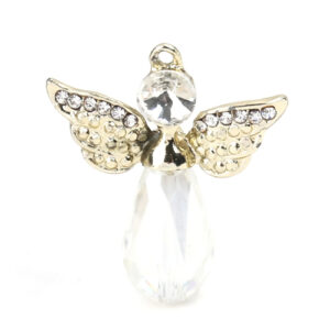 BA - Anhänger Engel Strass klar