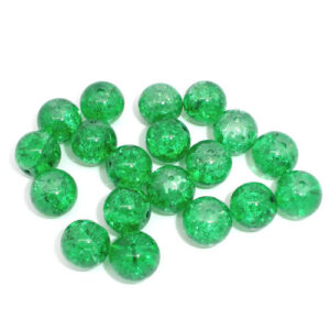 BP - Glasperle grün crackle