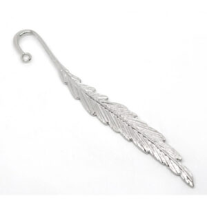 BZ - Lesezeichen Feder silber