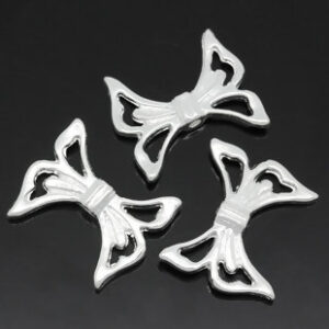 BP - Metallperle Schleife/Flügel