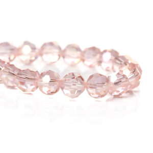 BP - Glasperlen rosa facet.