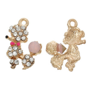 BA - Anhänger Pudel Strass