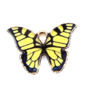 BA - Anhänger Schmetterling gelb