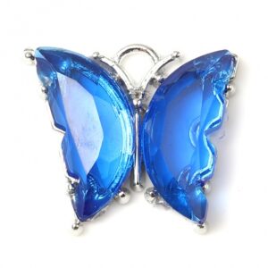 BA - Anhänger Schmetterling blau/silber
