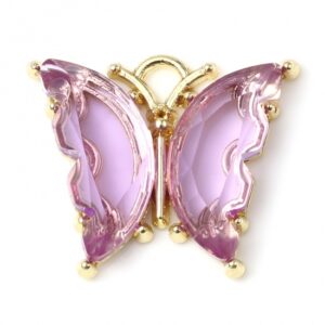 BA - Anhängerr Schmetterling lila/gold