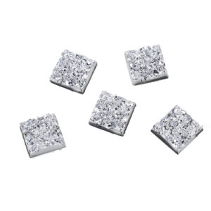 BD - Cabochon silber Quadrate