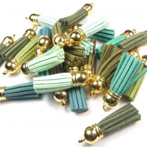 BA - Anhänger Quaste grün